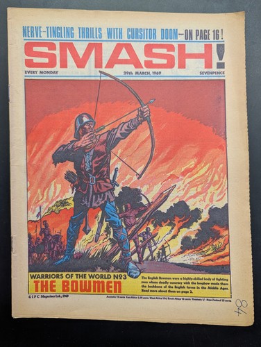 Smash comic 29th march 1969 - comic,