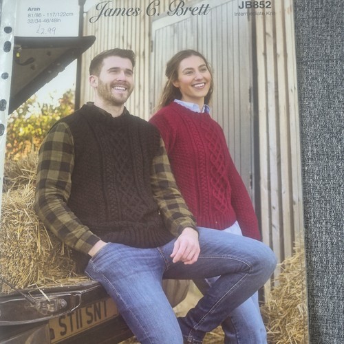 James brett aran - aran, knitting