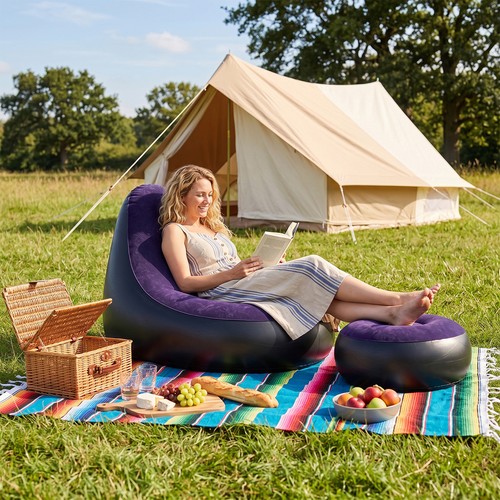 Inflatable piece lounger - 2-piece,