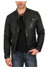Men's Jacket Cafe Racer Stylish Slim Fit Wear Biker Jacket