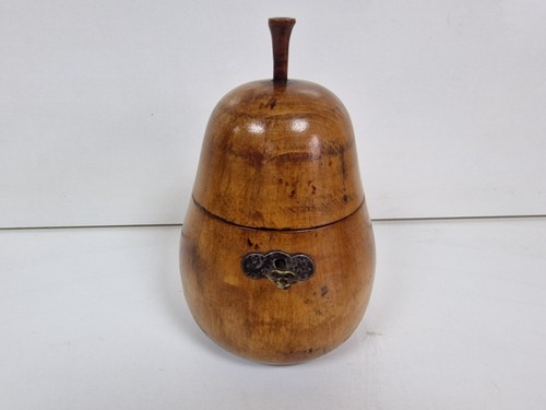 Vintage pear tea caddy - pear,