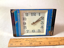 RARE “R.M.S. DORIC ” EASEL  BRASS CABIN CLOCK. WHITE STAR LINE c1920s.