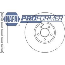 2x Brake Discs Vented For