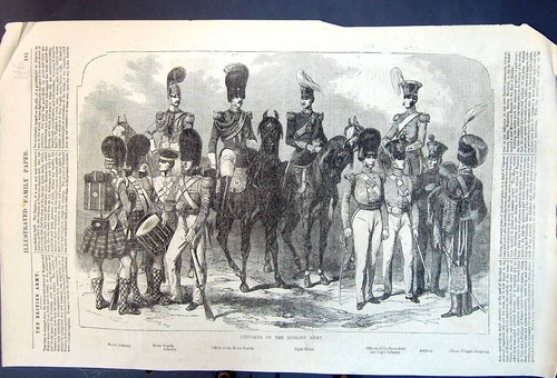 Old uniforms english army - old,