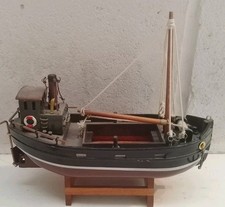 Nauticalia Clyde Puffer Model- 20cm Wooden Boat Model