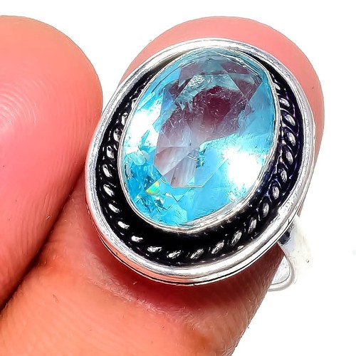Aqua aquamarine gemstone 925 - aqua,
