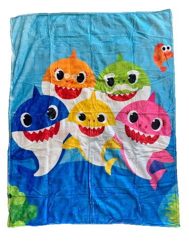 Baby shark plush - shark, blanket