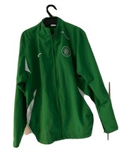 CELTIC FOOTBALL SOCCER TRACKSUIT JACKET TOP XL BOYS 13-14 YEARS GREEN PARKHEAD