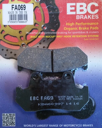 Fa069 ebc premium brake pads - ebc,