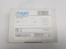1 Pc - Hager SPD Consumer Unit Surge Protection Device Kit Type 2 VME02SPD