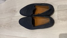 Zara navy blue men's suede
