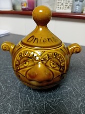 VINTAGE RETRO ONION JAR / POT
