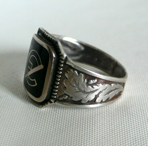 Ring german ww2 wwii oak - ring,