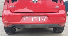VW Golf Mk7 pre-FL 5G 2012-2018 Rear Bumper Complete Assembly _ Tornado Red LY3D