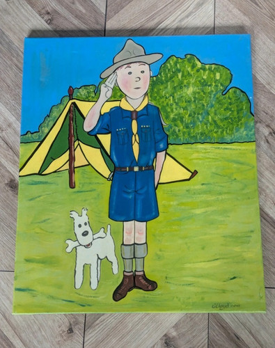 Lloyd signed ooak original - lloyd,
