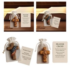 Small handheld wooden cross - handheld,