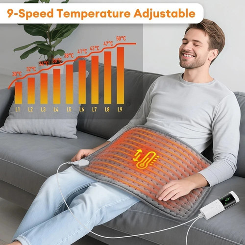 Electric heating pad for back - for,