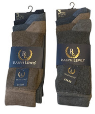 6 pairs mens socks cotton rich