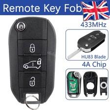 3 Button 433Mhz Remote Key Fob