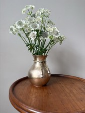 A Small Vintage Brass  Vase