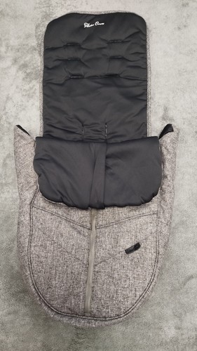 Silver cross reflex footmuff - cross,
