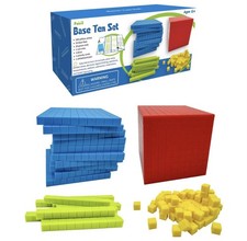 Base 10, place value blocks