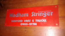 WADHAM STRINGER DEALER