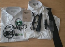SIA Security - Lanyard - 2 x ear piece, Card Holder , Clip On Tie, torch, shirts