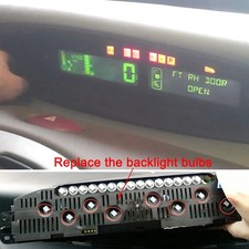 10Pcs For CITROEN XSARA PICASSO DASHBOARD SPEEDO DIALS WHITE LED UPGRADE BULBS