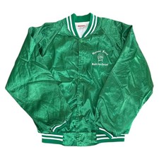 Vintage Hartwell Varsity Jacket USA 90s Retro Sherwood Forest Snap Mens Large