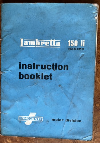 łambretta 150 instruction - Łambretta, li