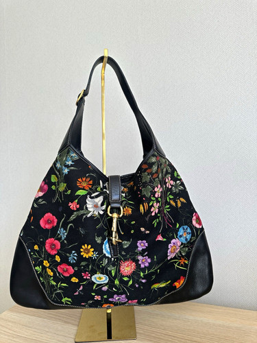 Gucci black floral - , canvas