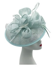 Fascinator New Women's Large Headband Clip Hat Weddings Ladies Races Royal Ascot