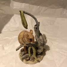 Extremely Rare Teviotdale D Edlmann Mouse With Catkins 1984 Figurine