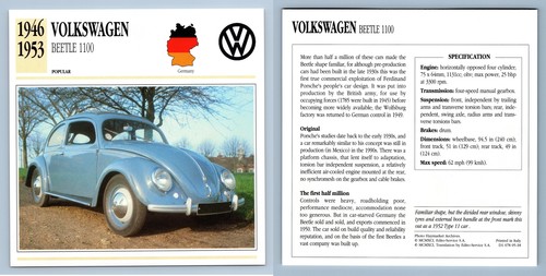 Volkswagen beetle 1100 - beetle,