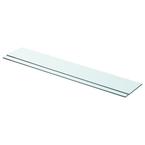 Clear tempered glass shelf - glass,