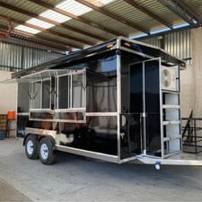 Black Concession Trailer with