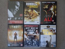 Boxing  6 DVD  Bundle - Ali Foreman Warrior UFC Rocky    (D119)