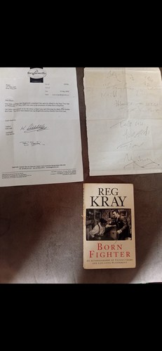Reg kray signed - kray, letter