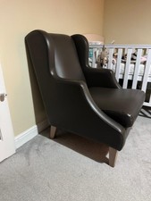 Brown faux leather - 2, *