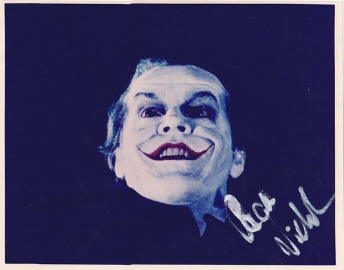 Jack nicholson signed vintage - jack, nicholson-signed
