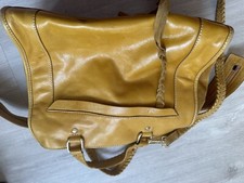 Zara Leather Mustard Yellow Bag