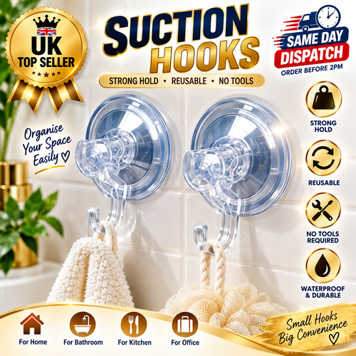 Suction hooks large - suction,