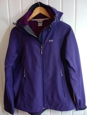 Rab Baltoro Alpine Polartec Ladies Purple Windbreaker Jacket Size 16 BU