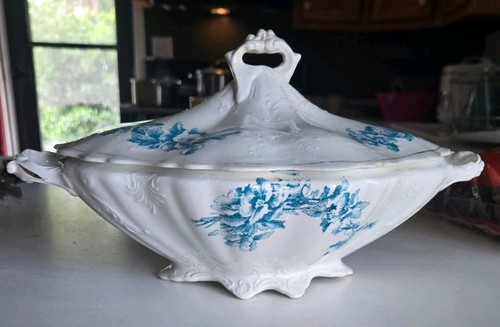 Antique ironstone tureen - antique,