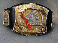 SPINNER TITLE ADULT SIZE Championship belt REPLICA 2mm BRASS