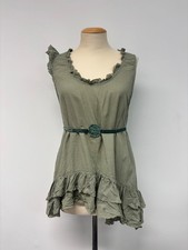 Ewa i Walla Green Check Ruffle