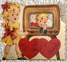 Unused Valentine Girl All Set