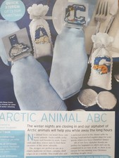 Arctic Animals Cross Stitch Alphabet