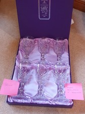 Edinburgh Crystal - Lomond - 6 x Wine Glasses - New & Boxed